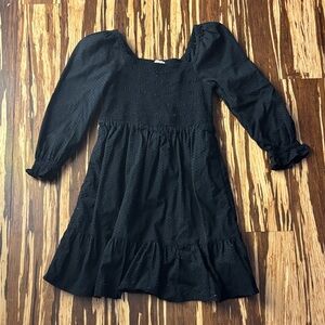 JCPenney Black Long Sleeve Dress